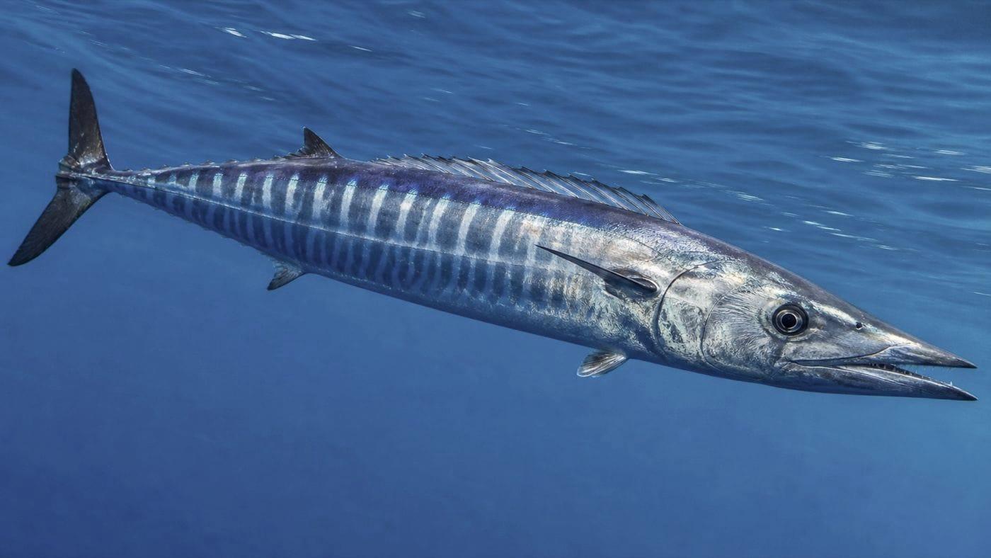 Wahoo caught trolling off Bali's south coast