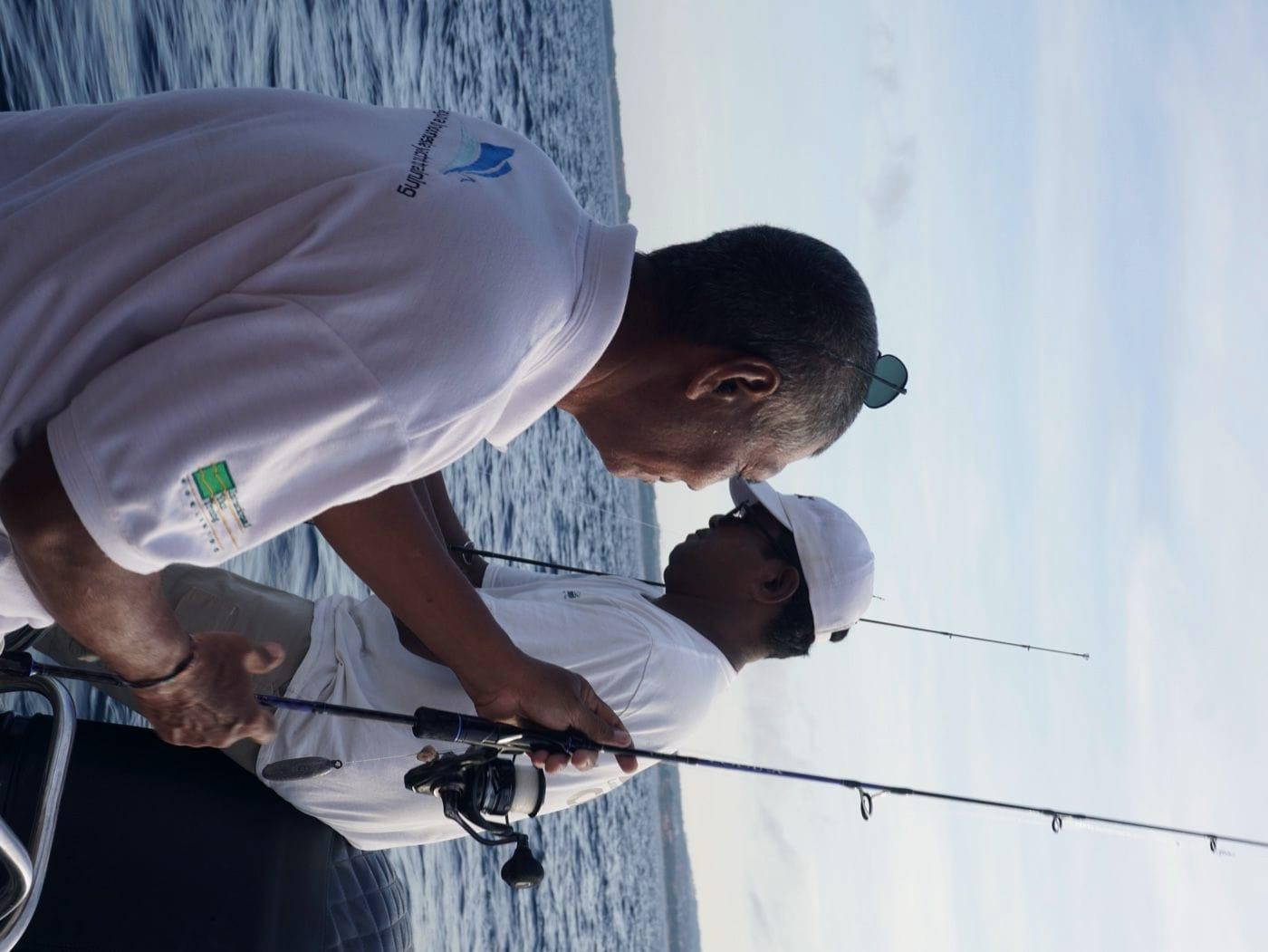 Private fishing charter at sea — Freedom Yacht Bali